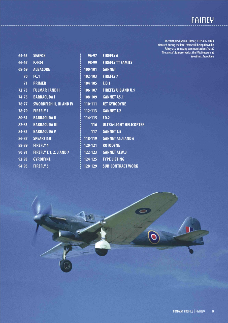 Aeroplane Company Profile Preview Pages