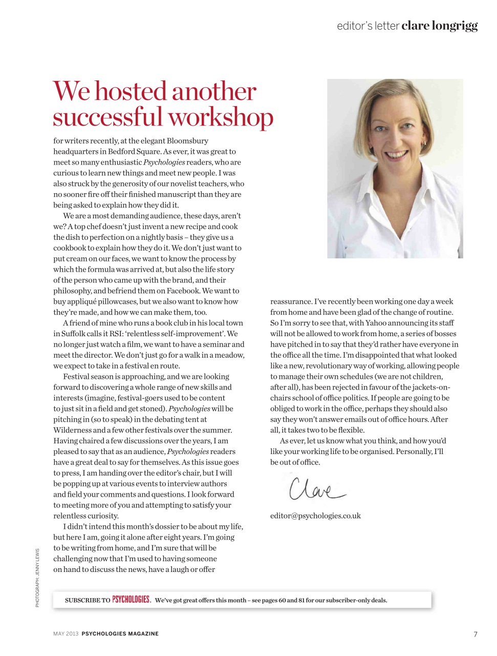 Psychologies Preview Pages