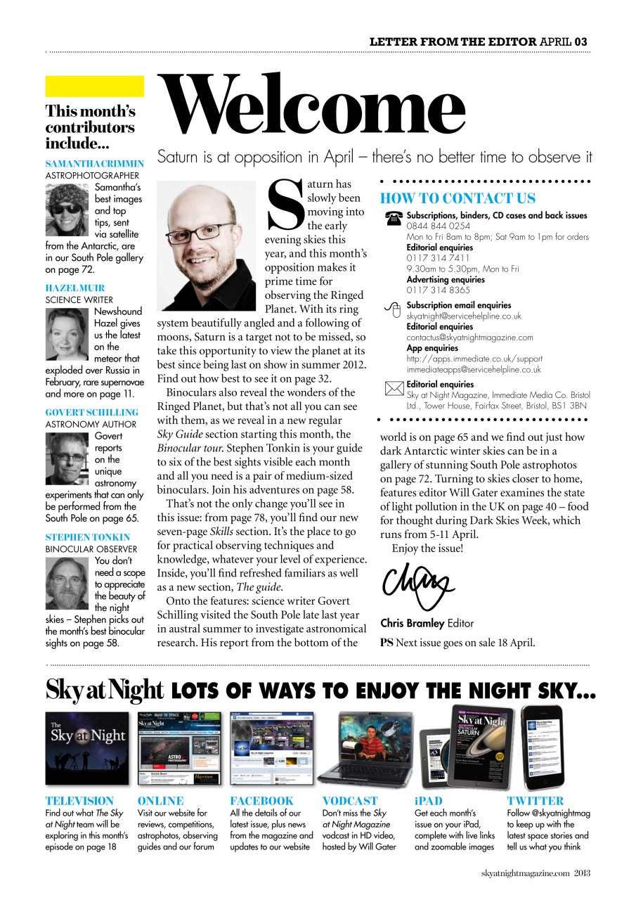 BBC Sky at Night Magazine Preview Pages