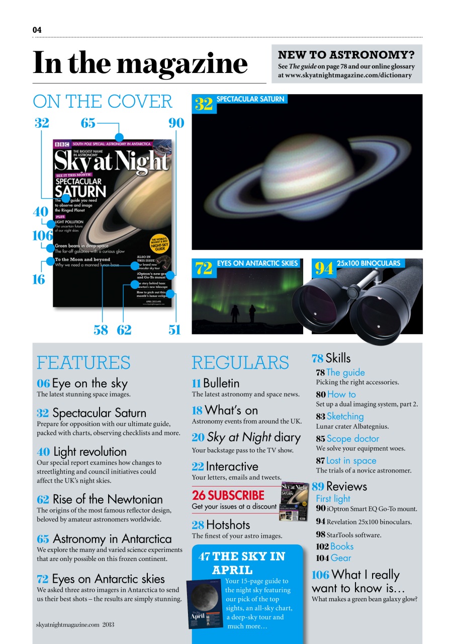 BBC Sky at Night Magazine Preview Pages