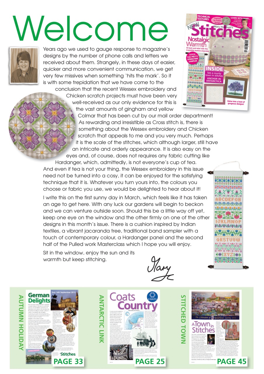 New Stitches Preview Pages