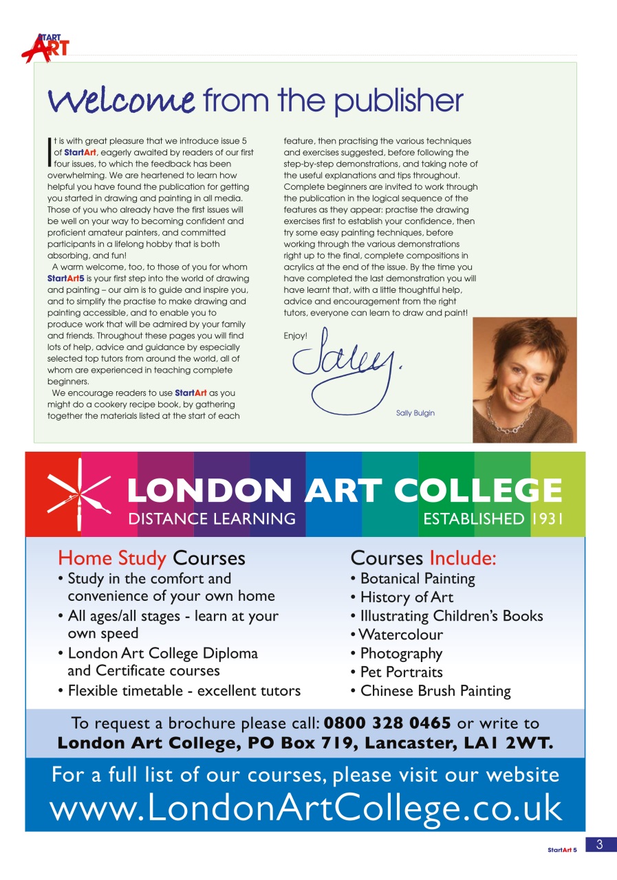 Leisure Painter & The Artist Preview Pages