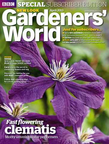 BBC Gardeners’ World Magazine issue April 2013