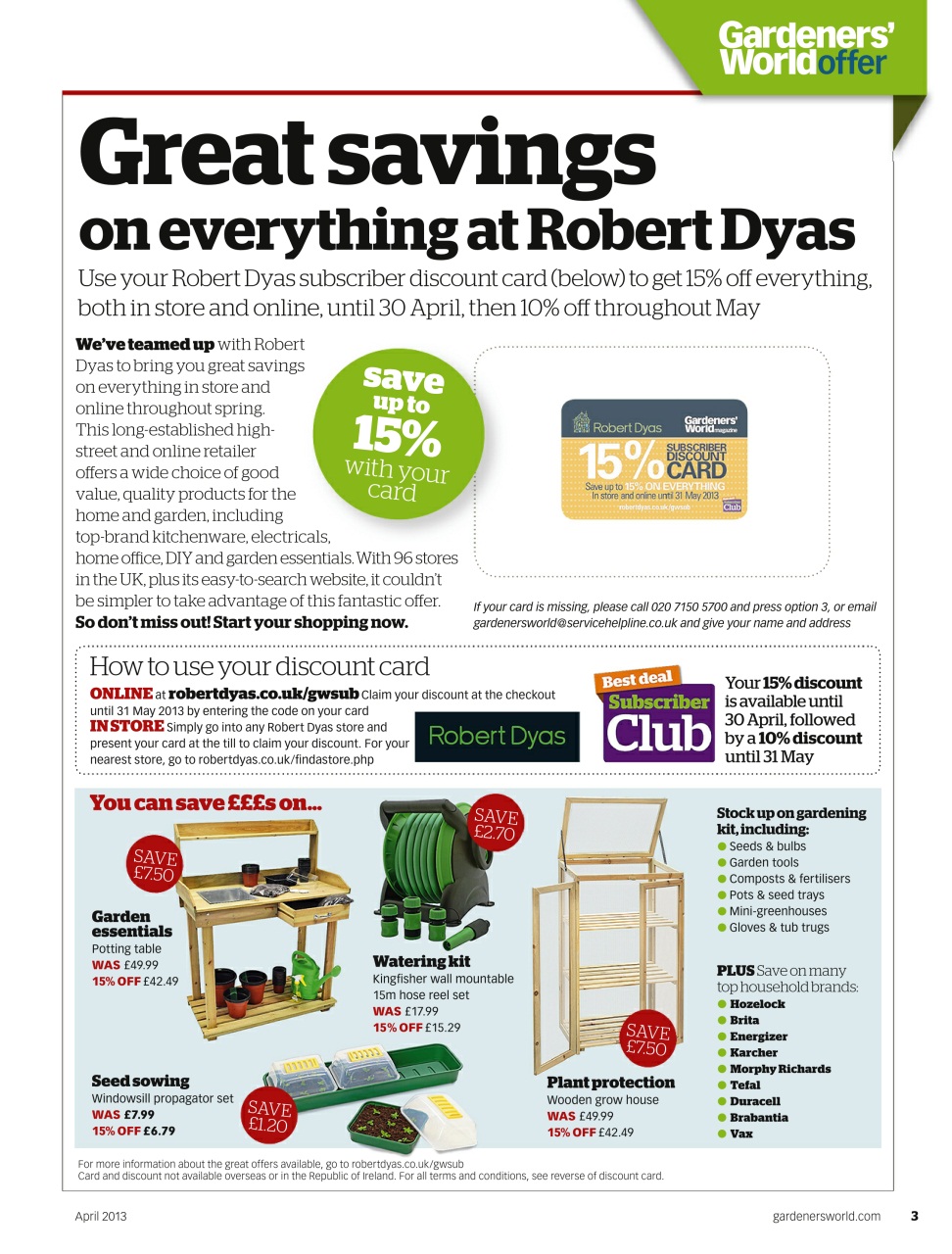 BBC Gardeners’ World Magazine Preview Pages