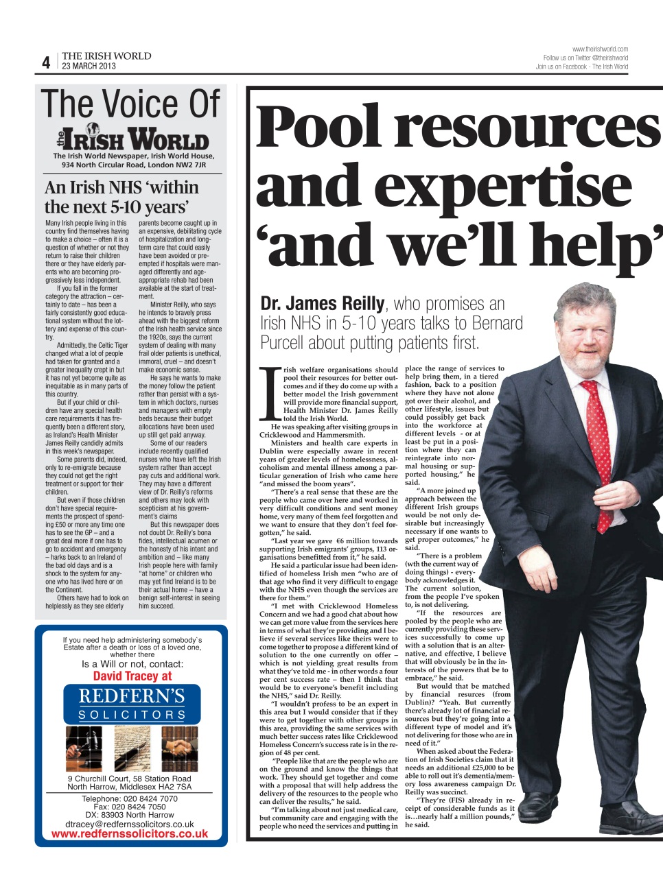 Irish World Preview Pages