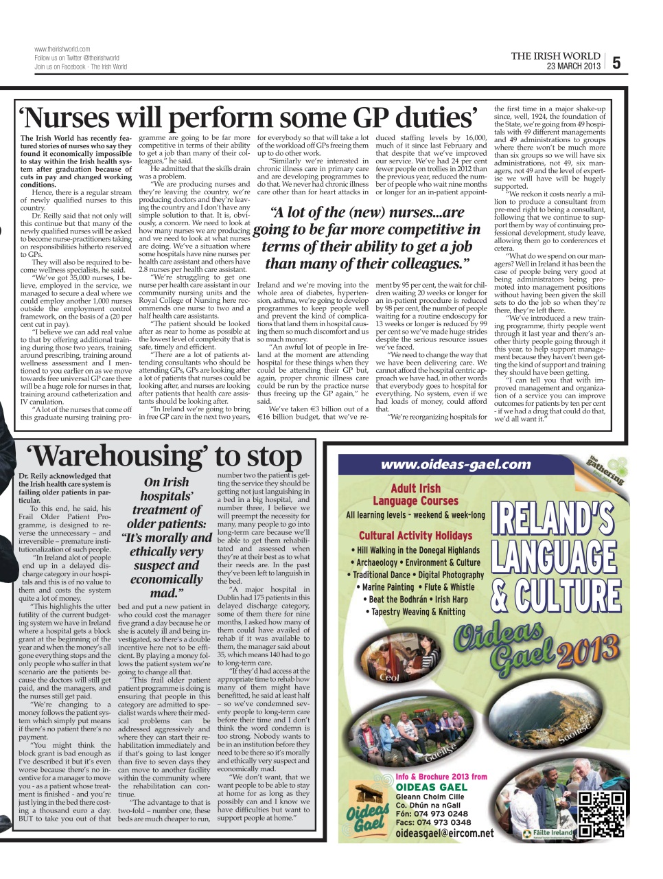 Irish World Preview Pages