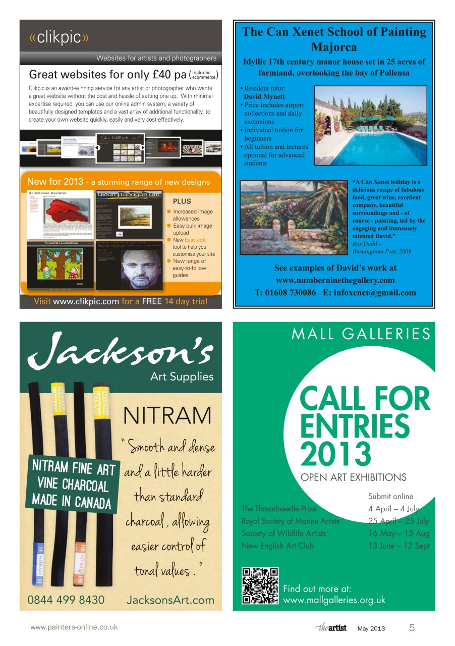 The Artist Preview Pages