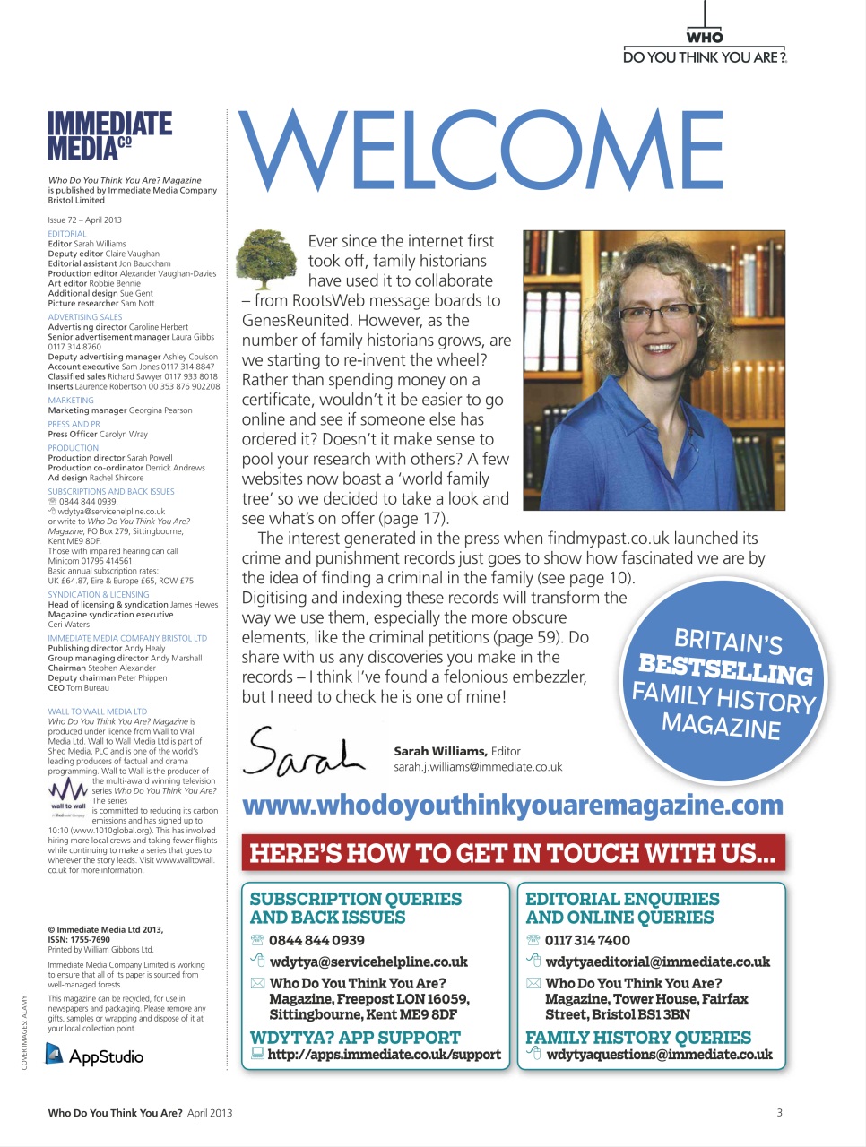 Who Do You Think You Are? Preview Pages