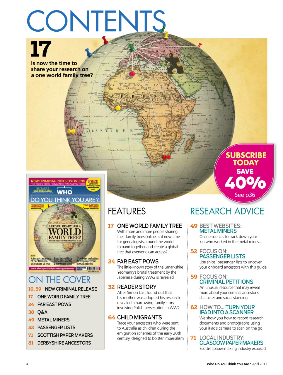 Who Do You Think You Are? Preview Pages