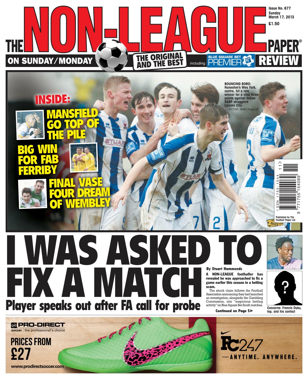 The Non-League Football Paper Preview Pages