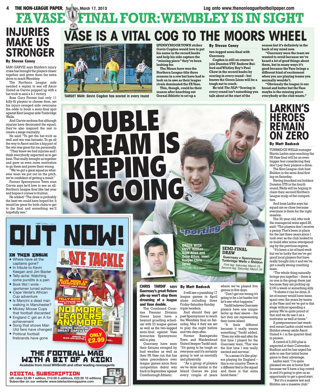 The Non-League Football Paper Preview Pages