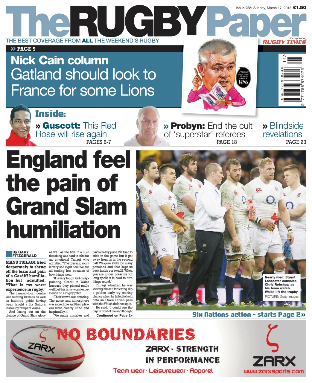 The Rugby Paper Preview Pages