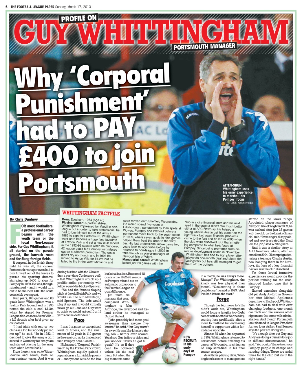 The Football League Paper Preview Pages