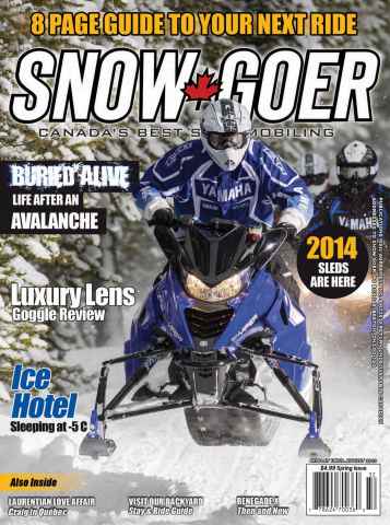 Snow Goer Canada issue Spring 2013