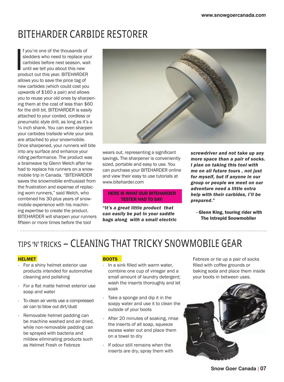 Snow Goer Canada Preview Pages