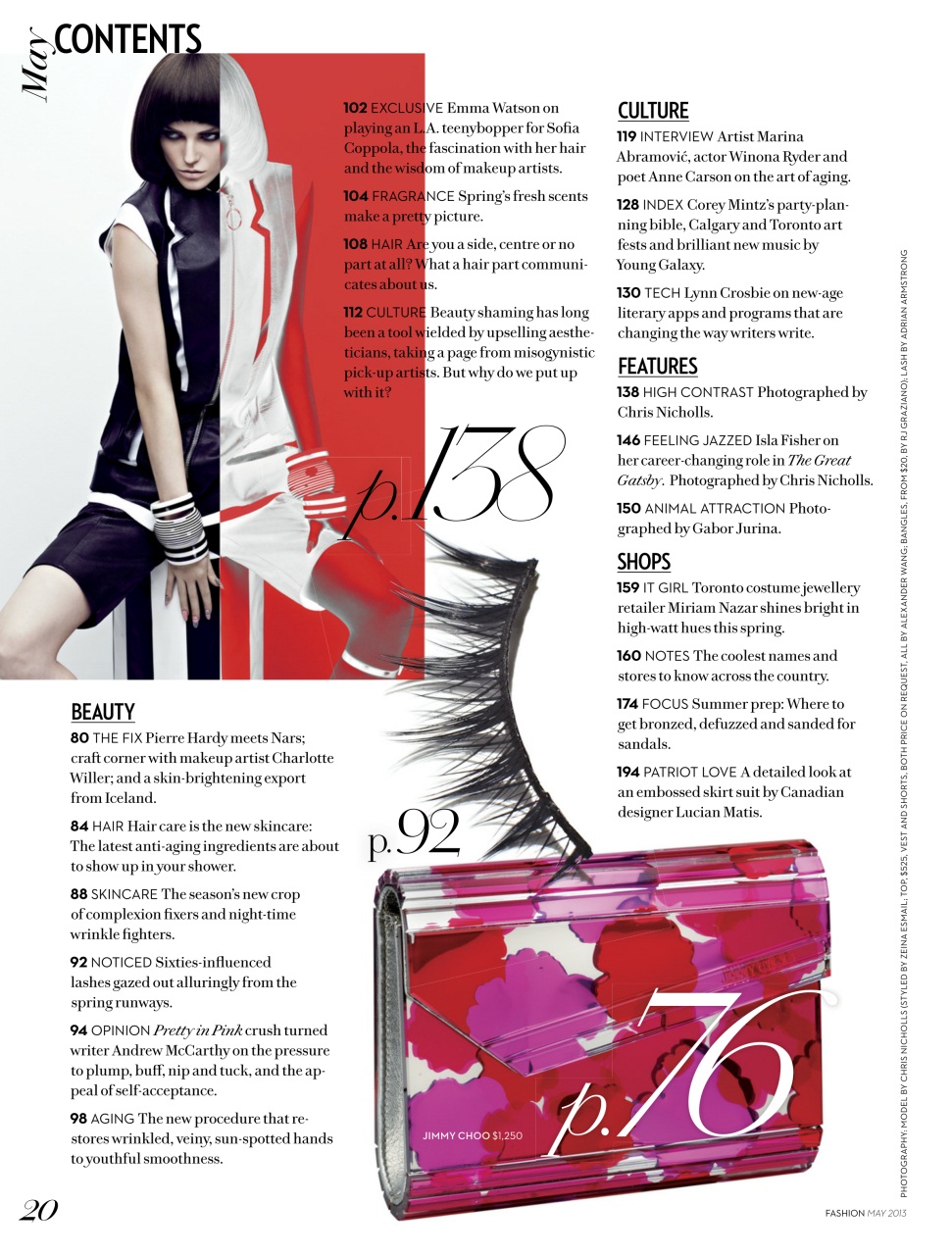 Fashion Magazine Preview Pages