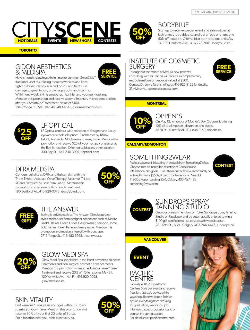 Fashion Magazine Preview Pages