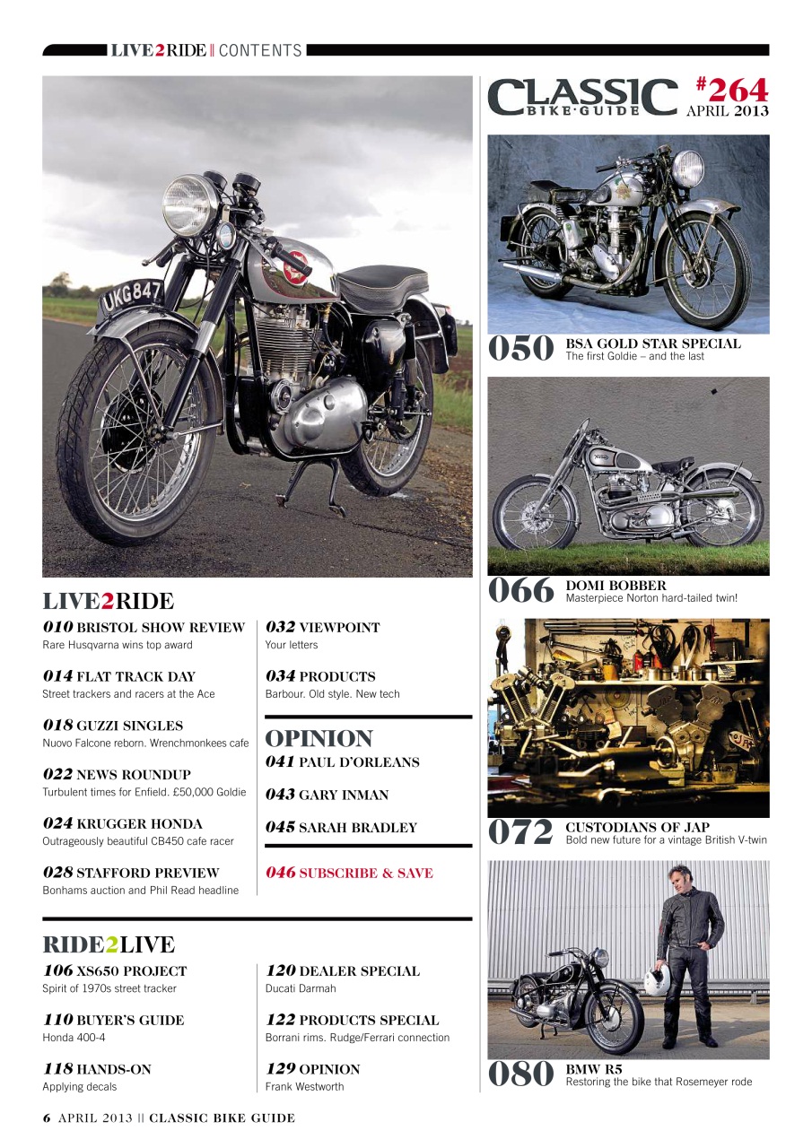 Classic Bike Guide Preview Pages