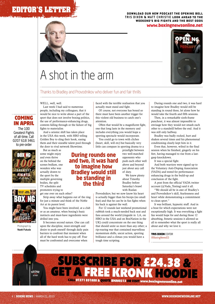 Boxing News Preview Pages