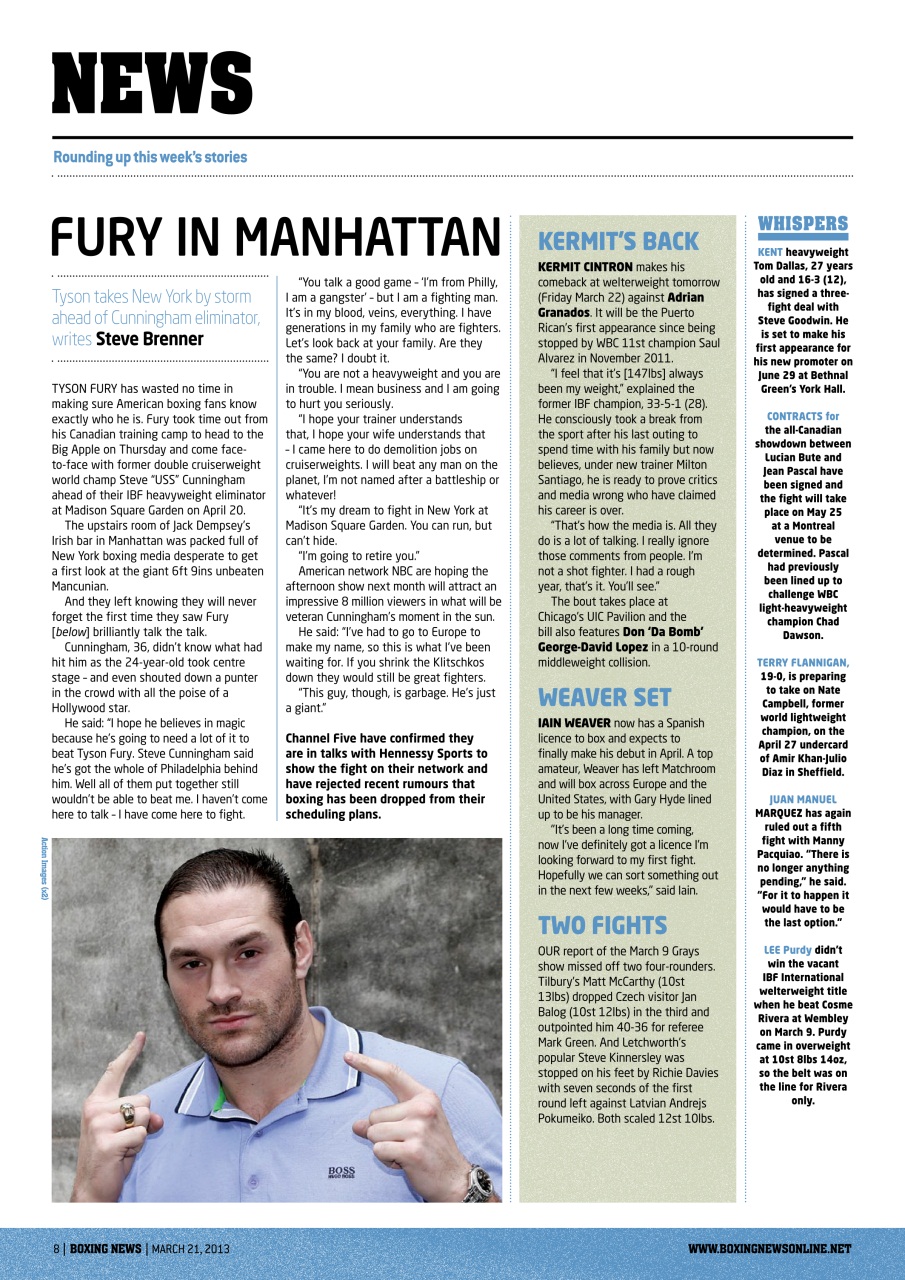 Boxing News Preview Pages