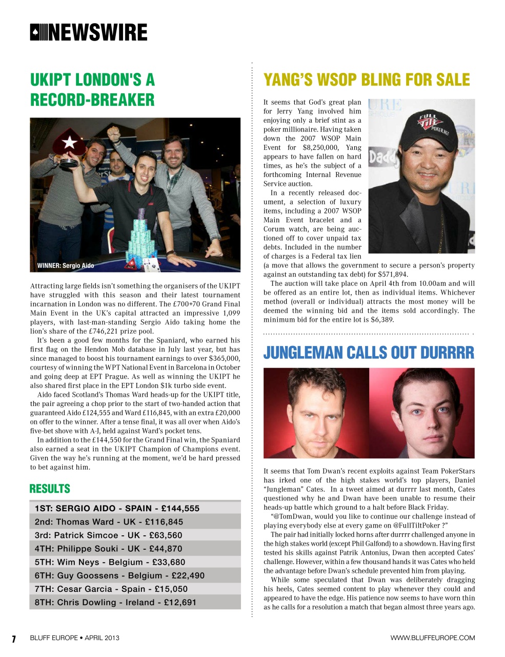 Bluff Europe Preview Pages