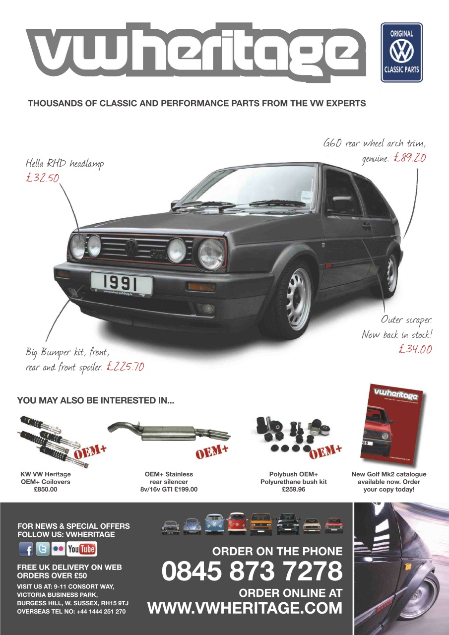 Volkswagen Golf + Preview Pages