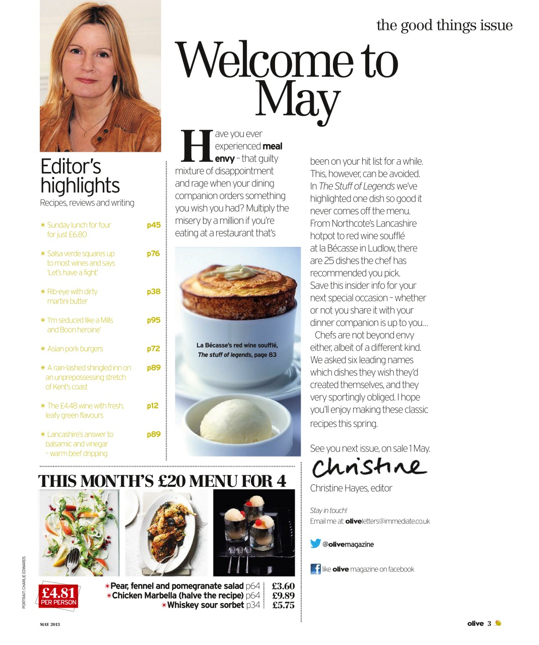 Olive Magazine Preview Pages