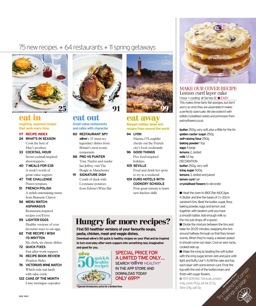 Olive Magazine Preview Pages