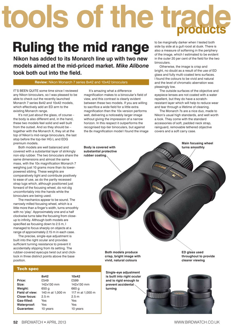 Birdwatch Magazine Preview Pages