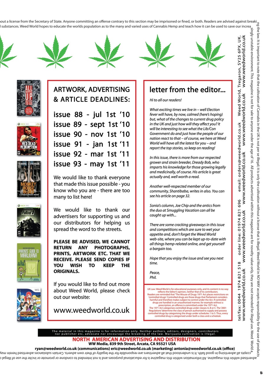 Weed World Preview Pages