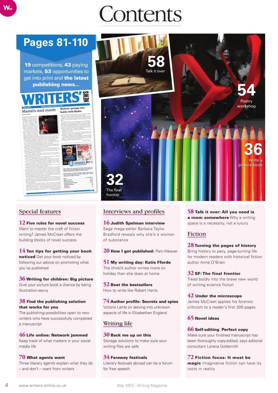 Writing Magazine Preview Pages