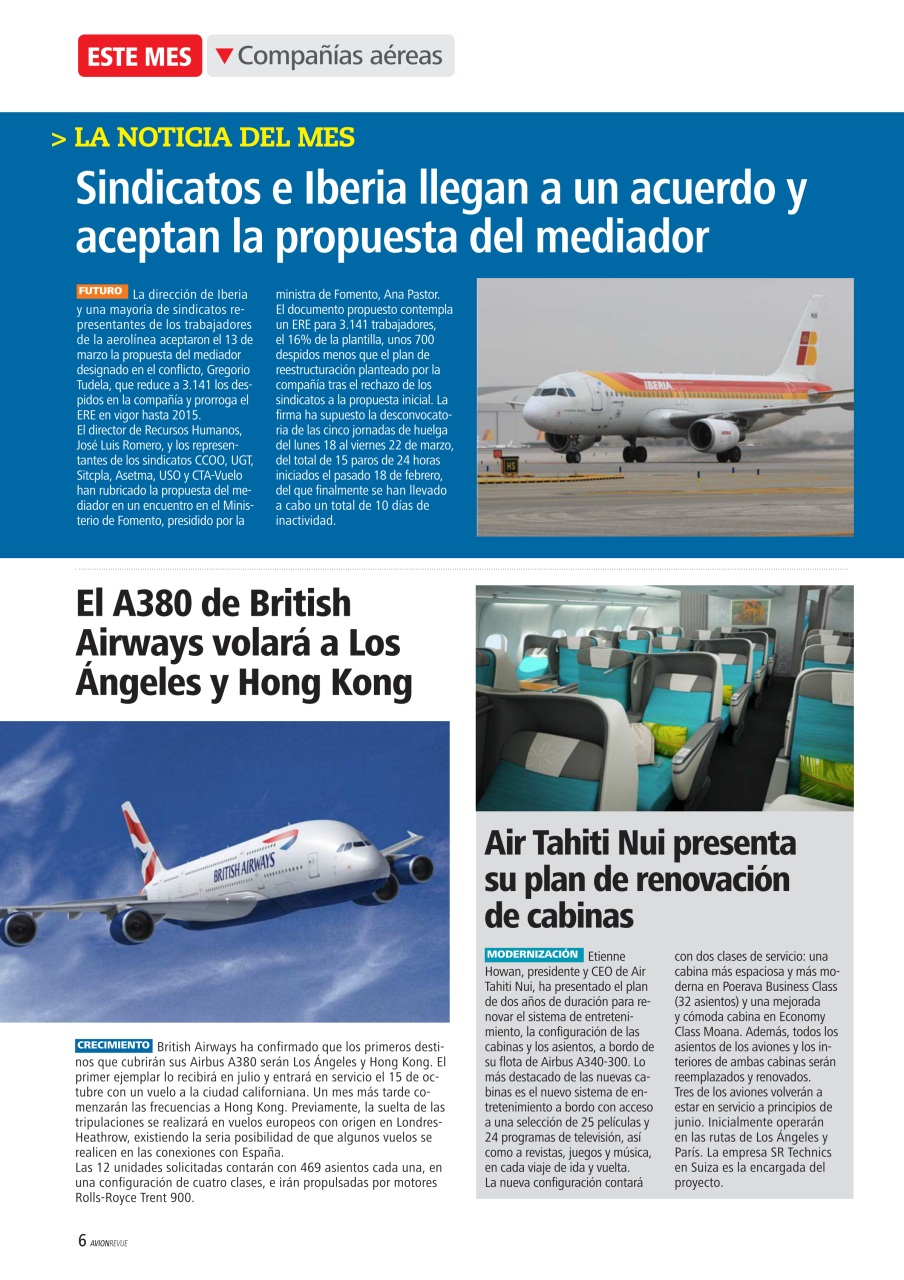 Avion Revue Internacional Preview Pages