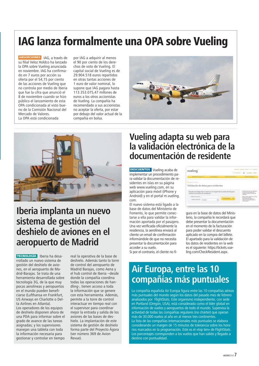 Avion Revue Internacional Preview Pages