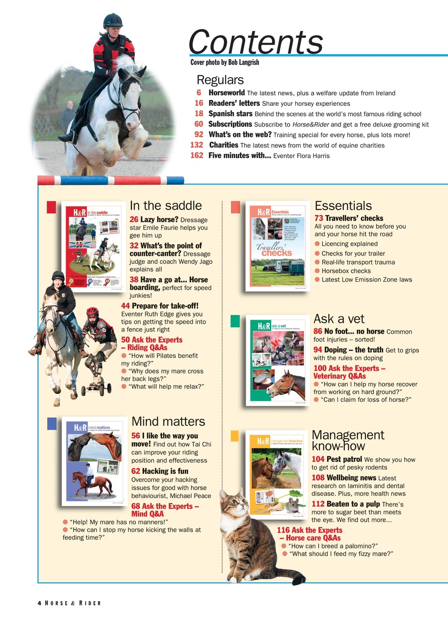 Horse&Rider Magazine - UK equestrian magazine for Horse and Rider Preview Pages