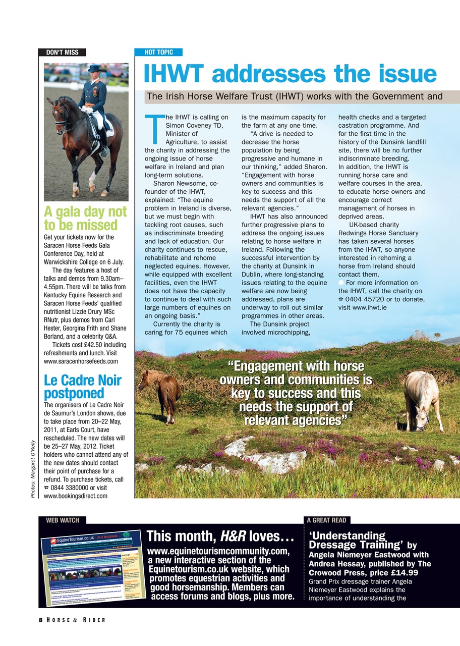 Horse&Rider Magazine - UK equestrian magazine for Horse and Rider Preview Pages