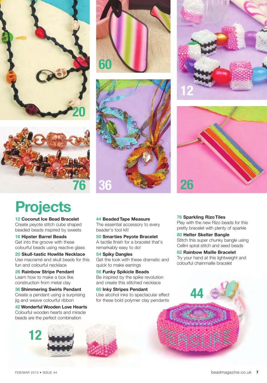 Bead & Jewellery Magazine Preview Pages