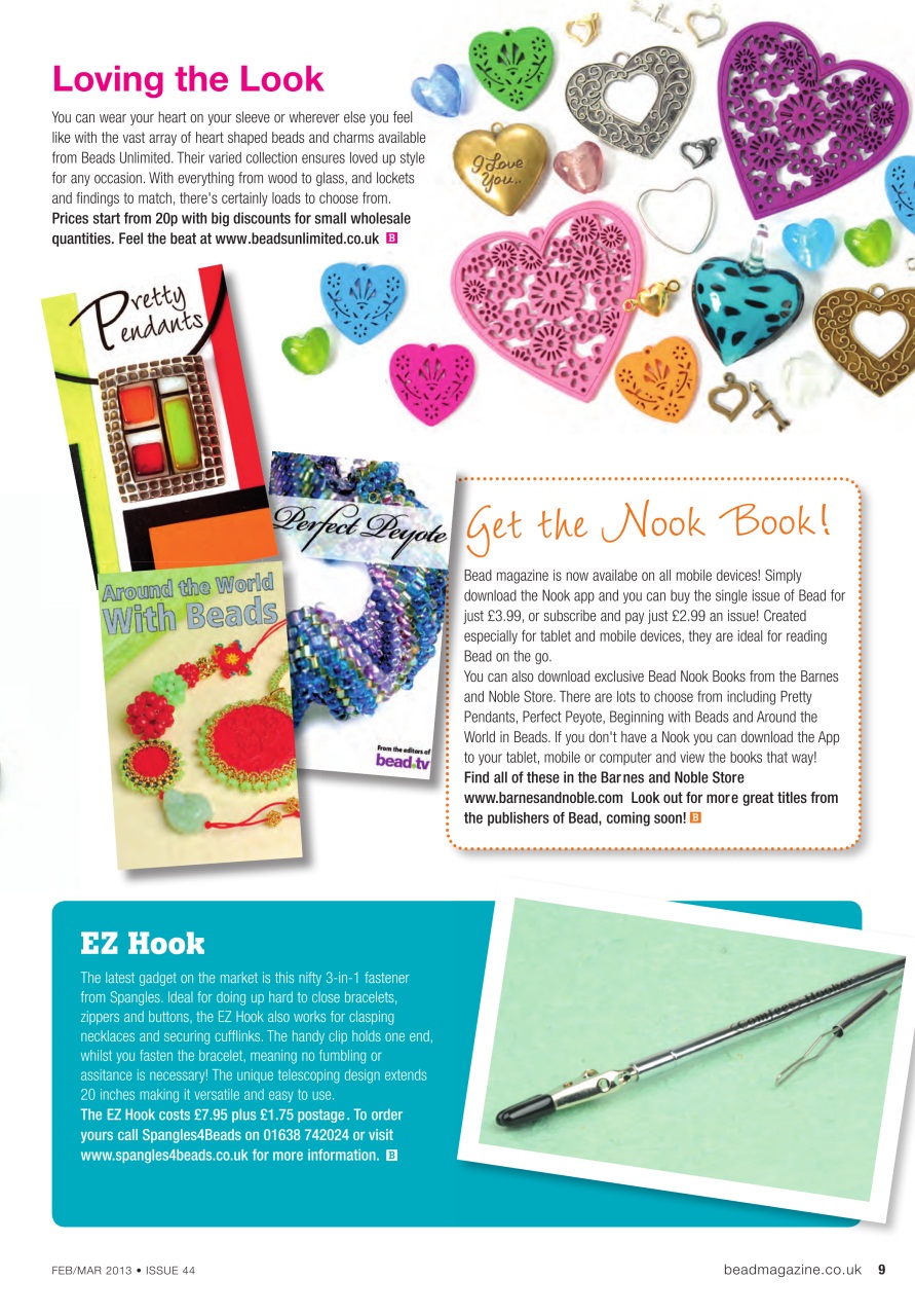Bead & Jewellery Magazine Preview Pages