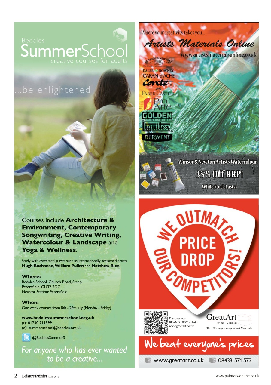 Leisure Painter & The Artist Preview Pages