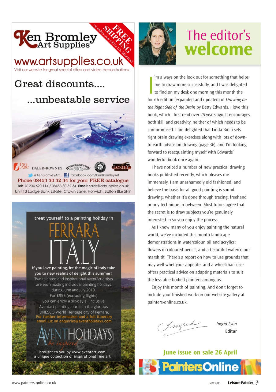 Leisure Painter & The Artist Preview Pages