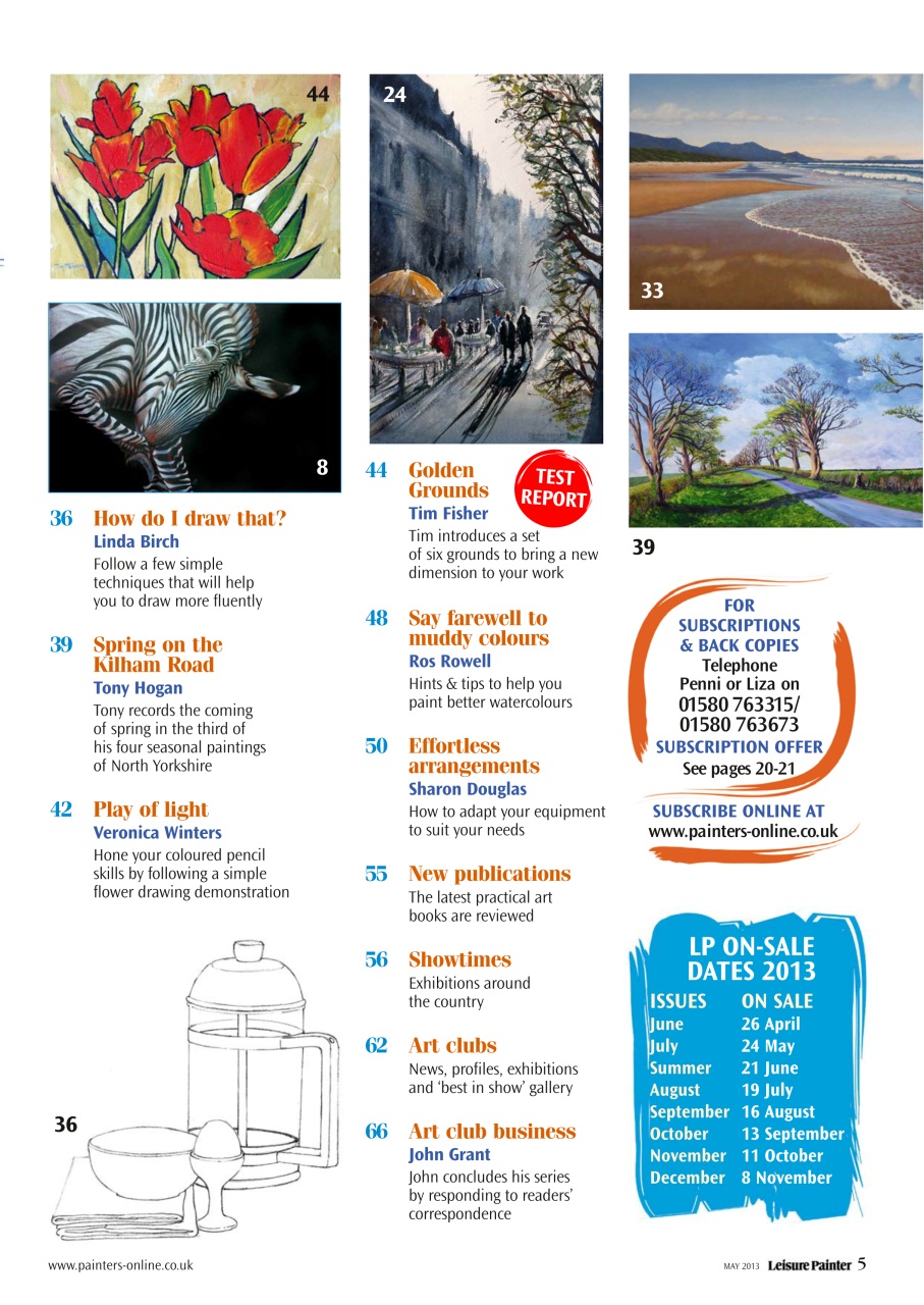 Leisure Painter & The Artist Preview Pages