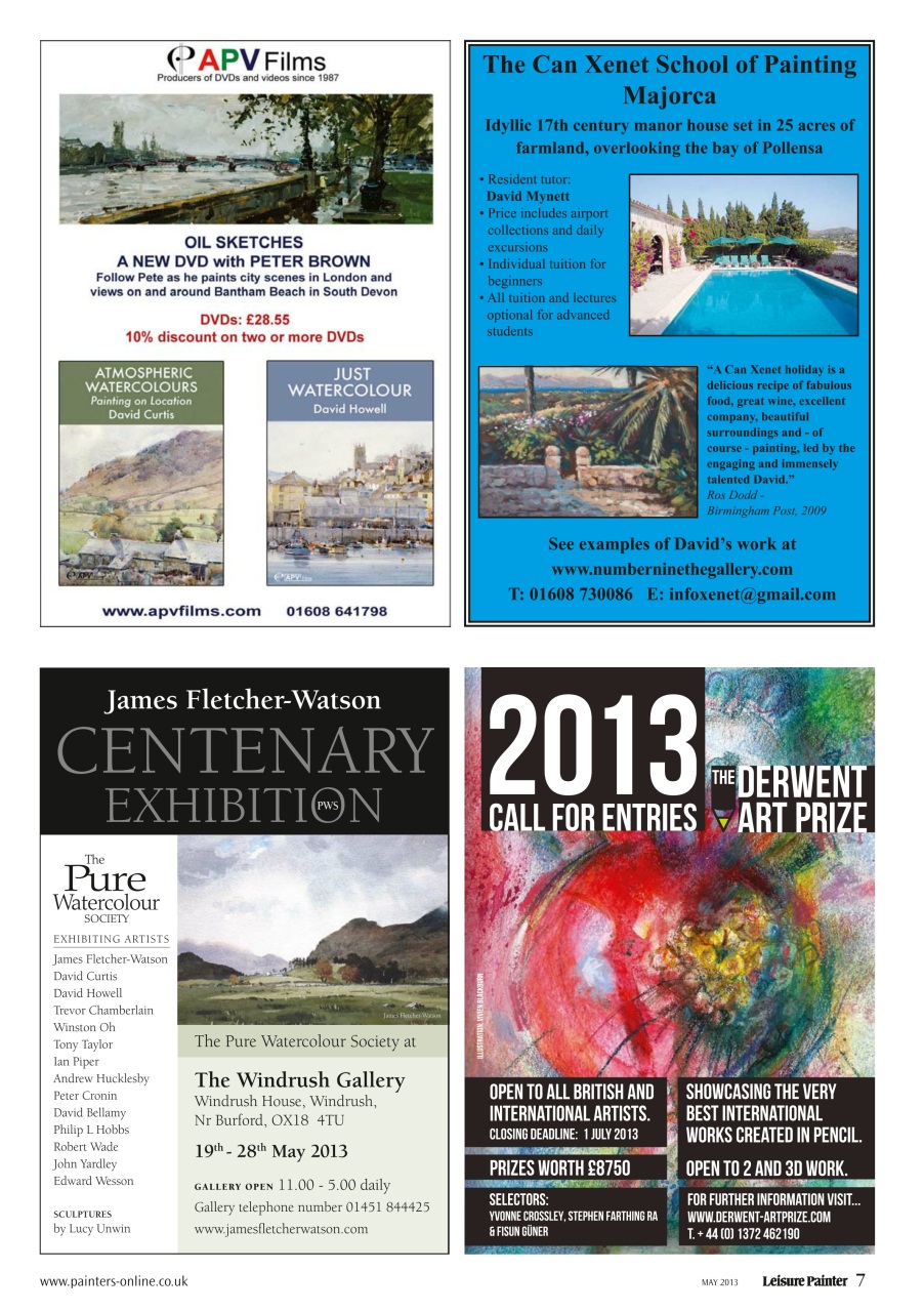 Leisure Painter & The Artist Preview Pages