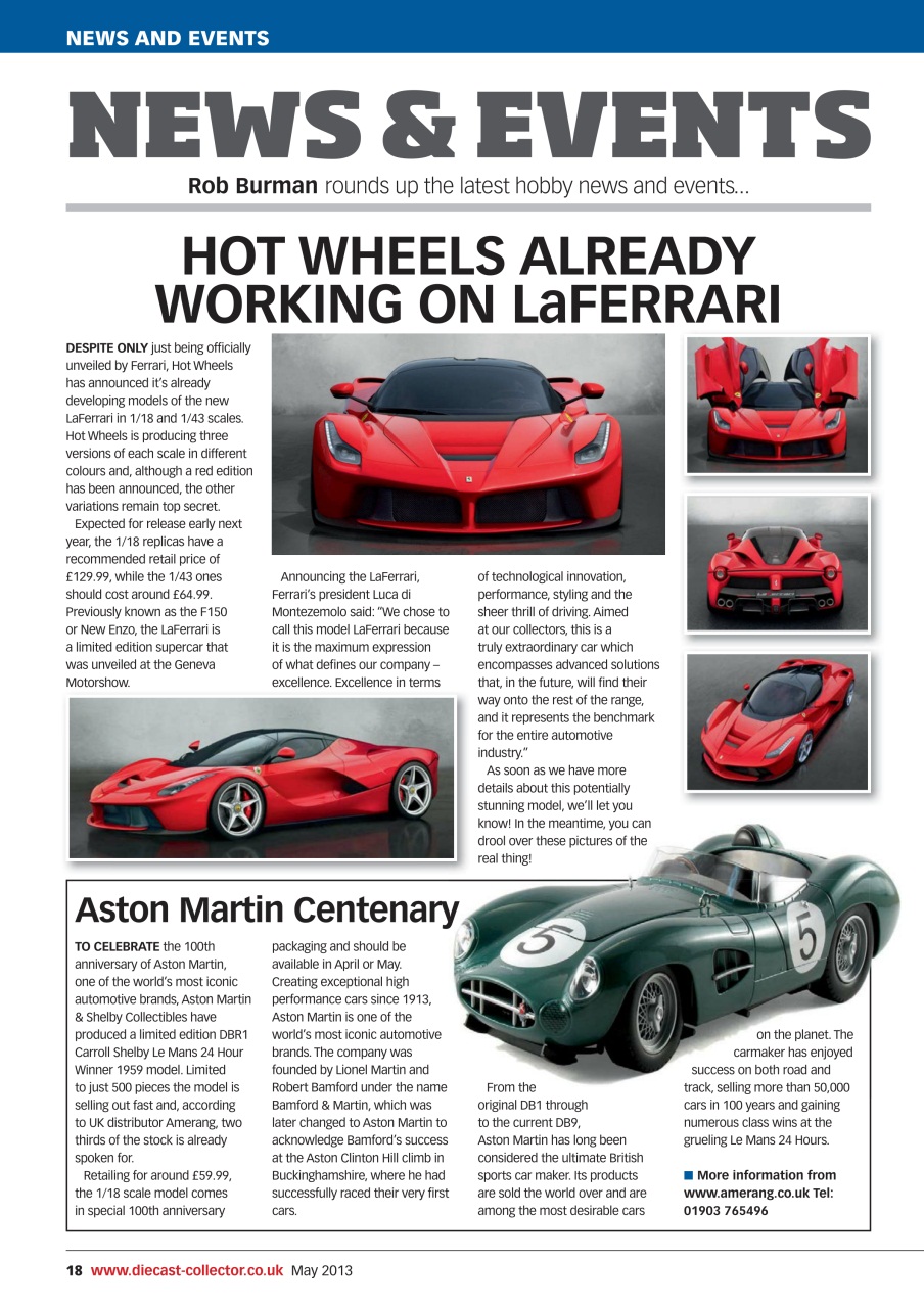 Diecast Collector Preview Pages