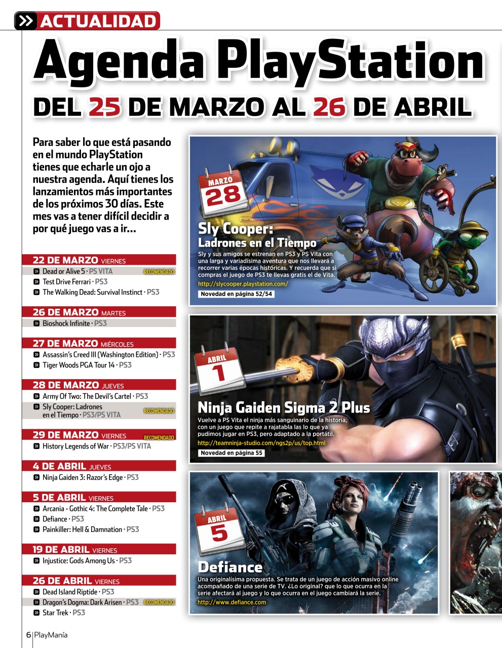 Playmania Preview Pages