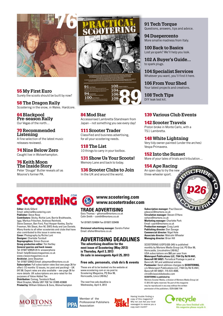 Scootering Preview Pages