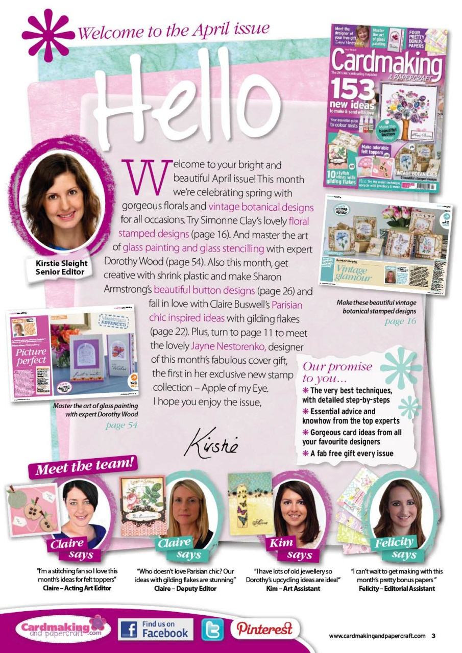 Cardmaking & Papercraft Preview Pages