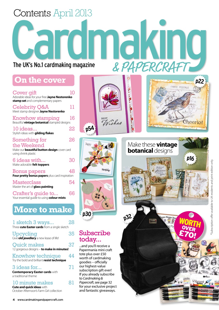 Cardmaking & Papercraft Preview Pages