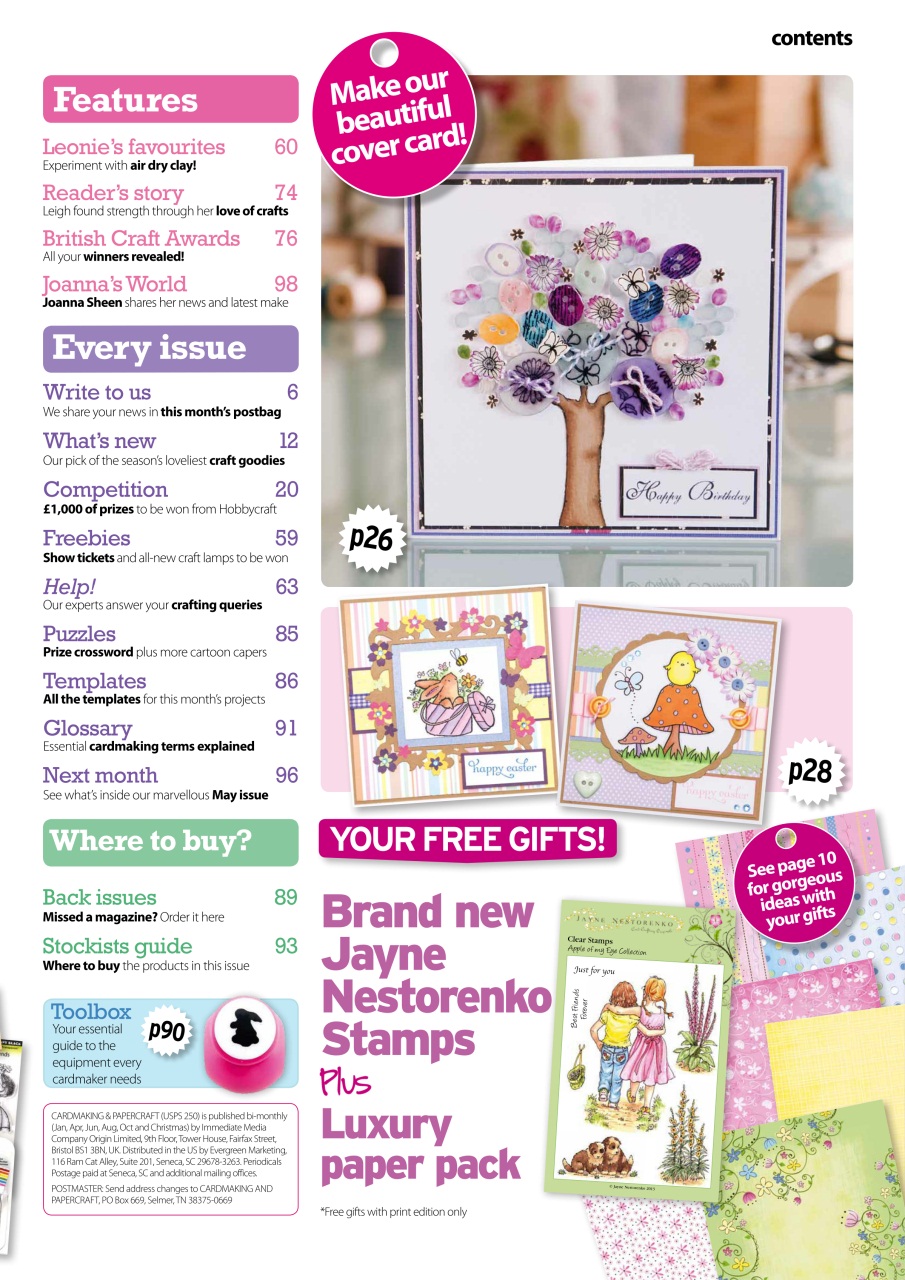 Cardmaking & Papercraft Preview Pages