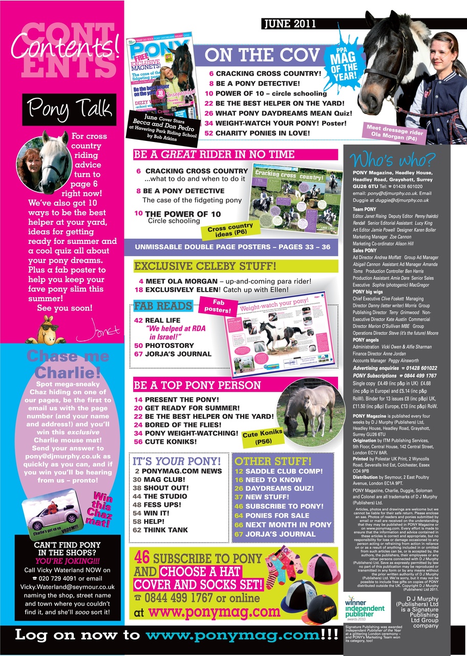 Pony Magazine Preview Pages