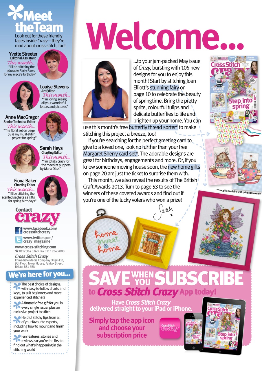 Cross Stitch Crazy Preview Pages