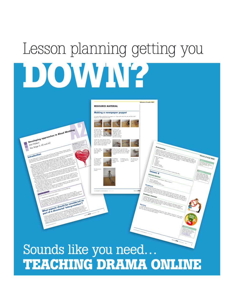 Drama and Theatre Preview Pages